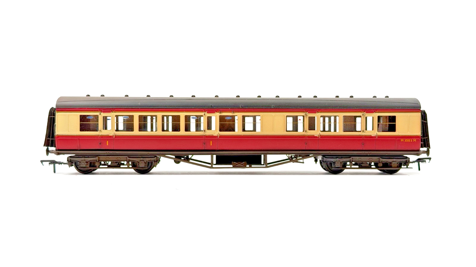 LARRY GODDARD 00 GAUGE BRASS KIT BUILT 57' EX LMS PERIOD CRIMSON/CR COACH M3503M