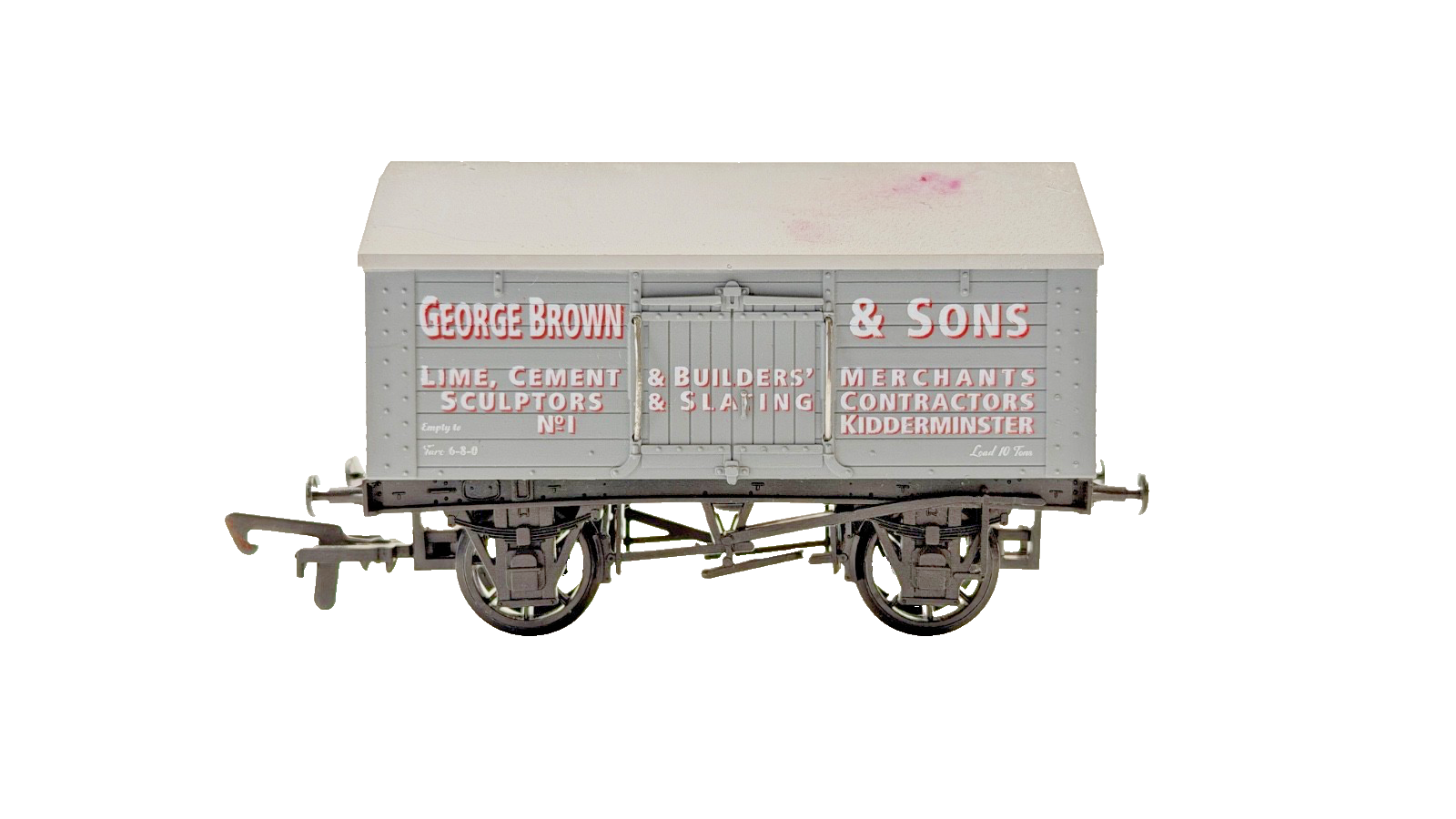 DAPOL 00 GAUGE - GEORGE BROWN LIME CEMENT CONTRACTORS KIDDERMINSTER - IMPERFECT