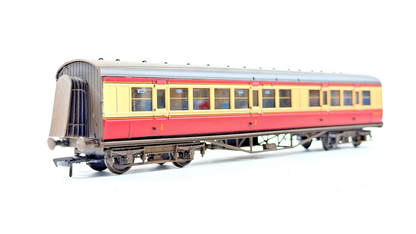 LARRY GODDARD 00 GAUGE BRASS KIT BUILT 57' EX LMS PERIOD CRIMSON/CR COACH M3503M