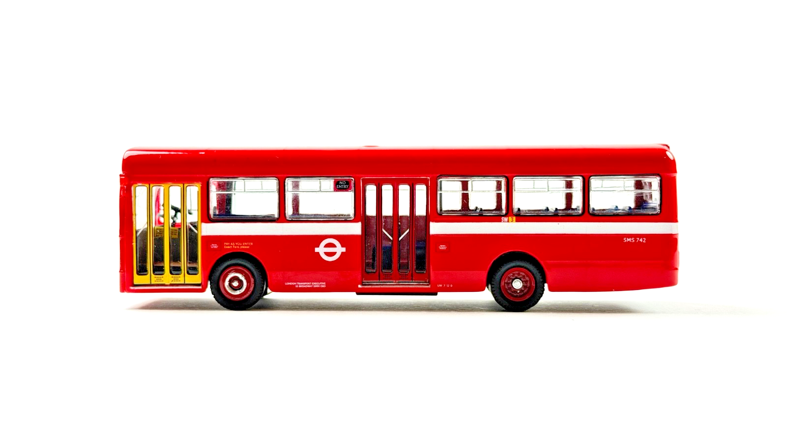 BRITBUS AS2W-14 - 1/76 SCALE - AEC SHORT SWIFT SINGLE DECK LONDON TRANSPORT BUS