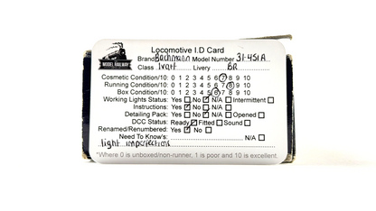 BACHMANN 00 GAUGE - 31-451A - IVATT TANK BR LINED BLACK 41298 RENUMBERED BOXED