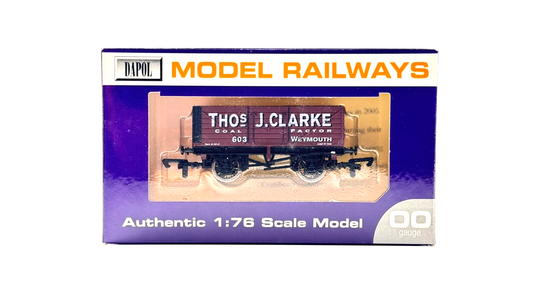 DAPOL 00 GAUGE - THOS J CLARKE COAL FACTORS WEYMOUTH NO.603 (LIMITED EDITION)