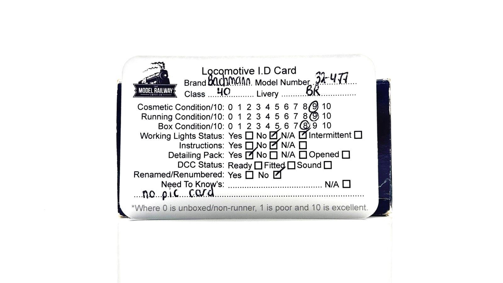 BACHMANN 00 GAUGE - 32-477 - CLASS 40 DIESEL D325 BR GREEN SPLIT HEAD CODE BOXED