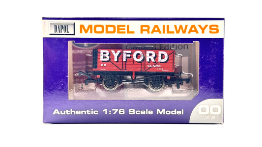 DAPOL 00 GAUGE - BYFORD CLARE L&NER PLANK WAGON NO.88 (LIMITED EDITION)