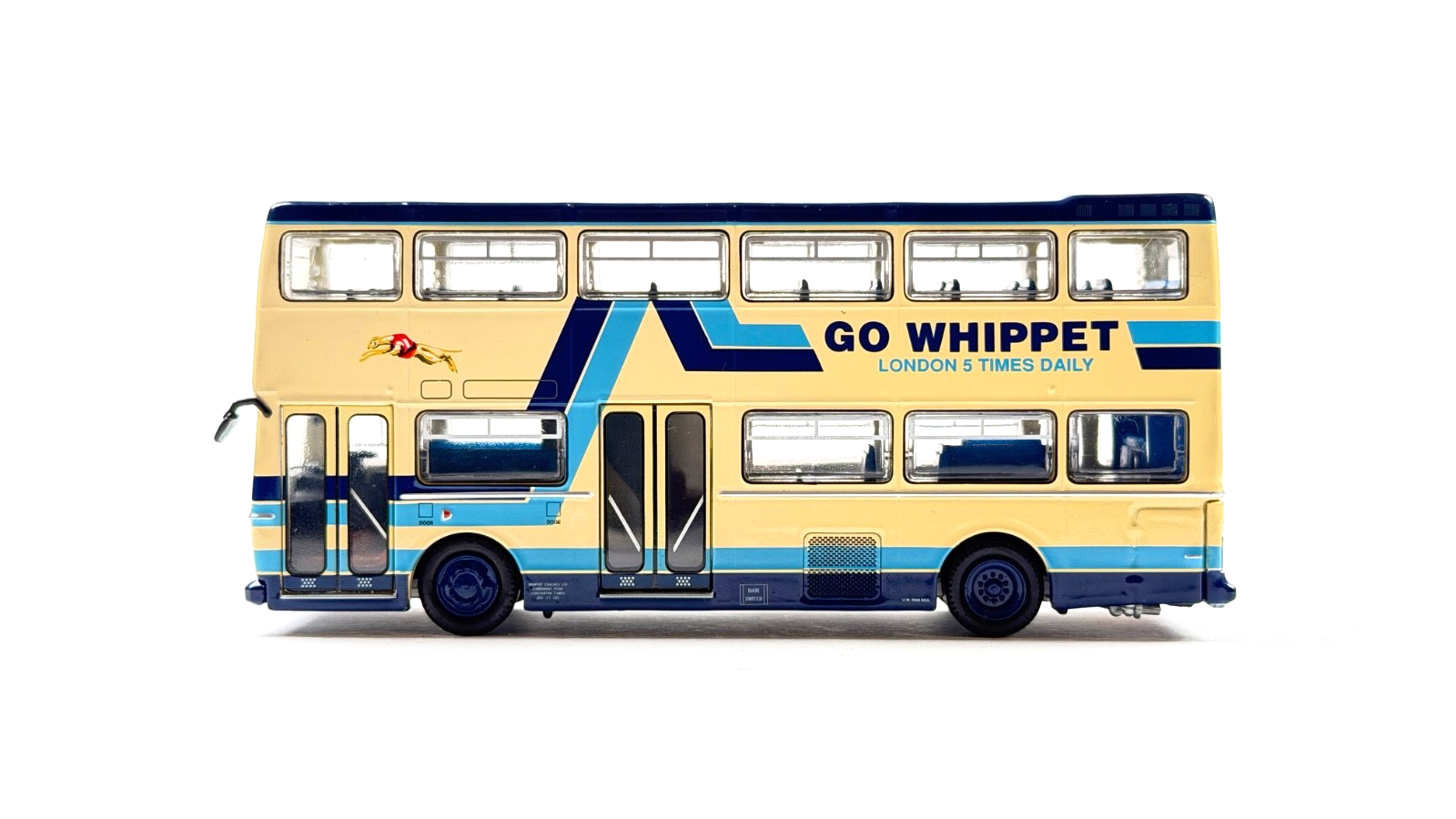 BRITBUS N6204 - 1/76 SCALE - SCANIA METROPOLITAN DOUBLE DECK WHIPPET COACHES