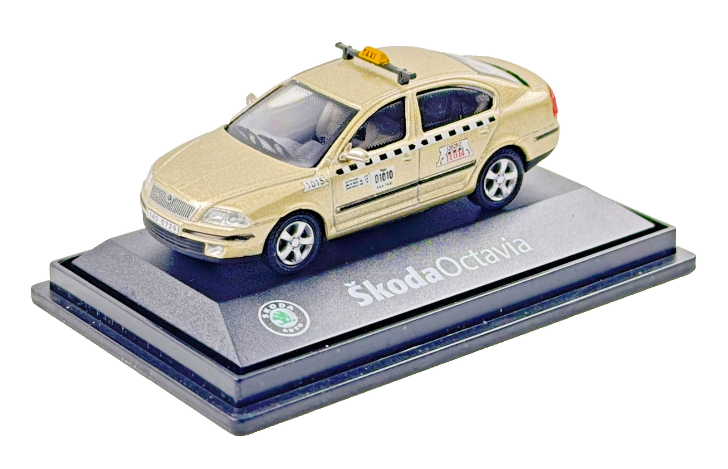 ABREX 1/72 SCALE - SKODA OCTAVIA GOLD SALOON TAXI - BOXED
