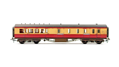 LARRY GODDARD 00 GAUGE BRASS KIT BUILT 57' EX LMS PERIOD CRIMSON/CR COACH M6493M