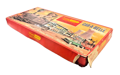 TRIANG HORNBY 00 GAUGE - RS.62 - CAR-A-BELLE VINTAGE CAR TRANSPORTER TRAIN PACK