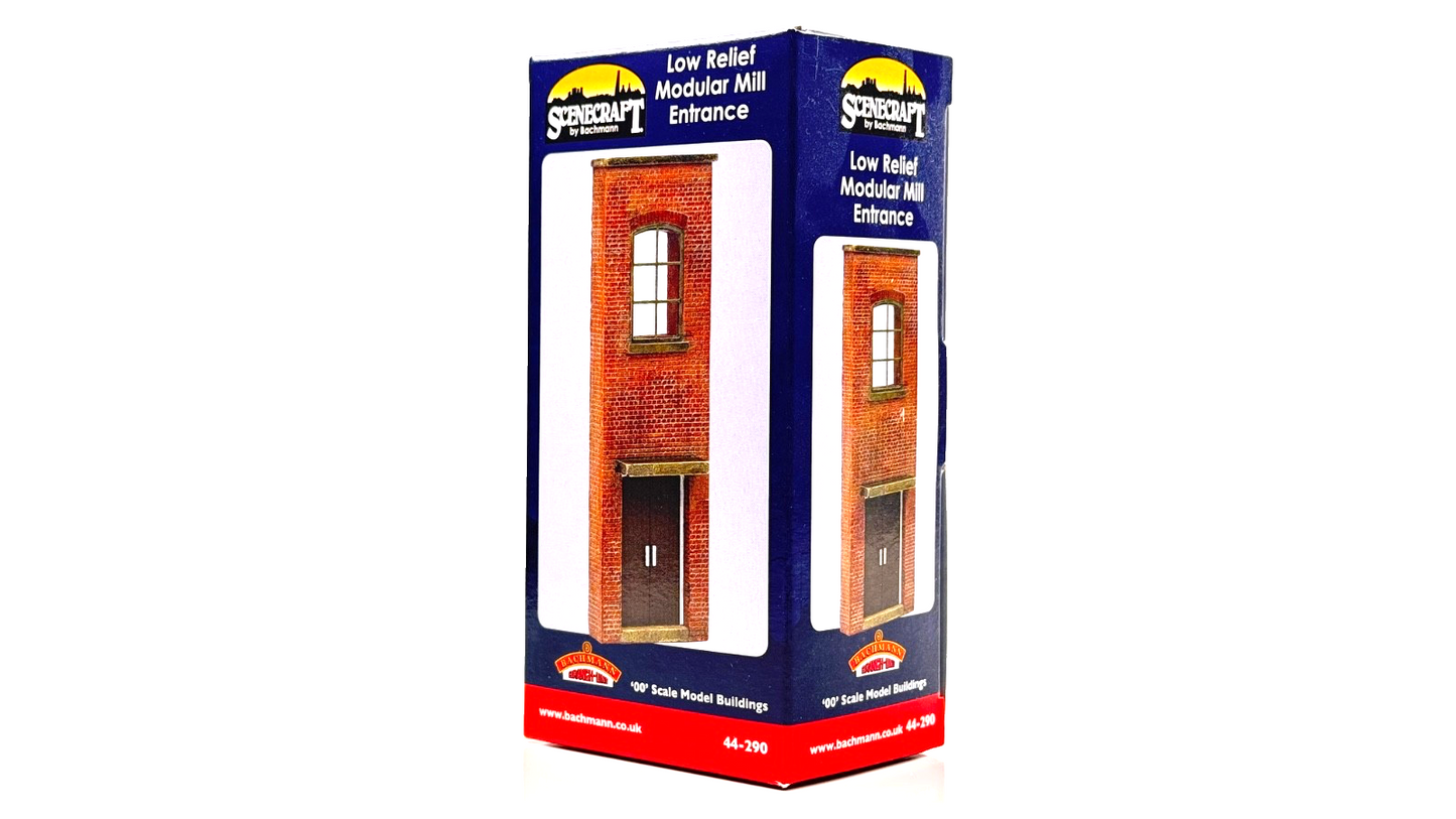BACHMANN 00 GAUGE SCENECRAFT - 44-290 - LOW RELIEF MODULAR MILL ENTRANCE - NEW