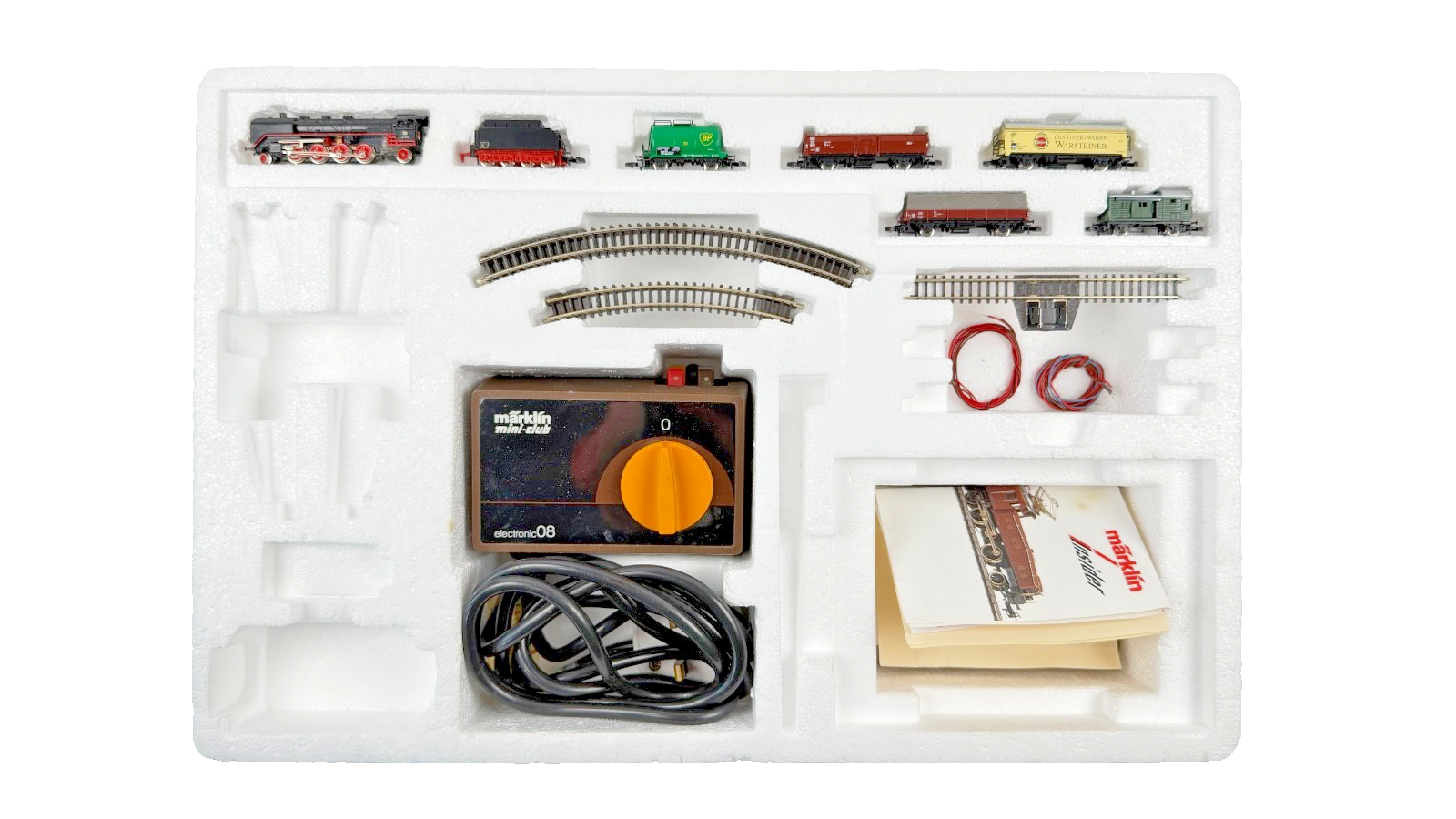 MARKLIN Z GAUGE 81780 - GOODS TRAIN SET LOCO & FREIGHT STARTER SET INCOMPLETE