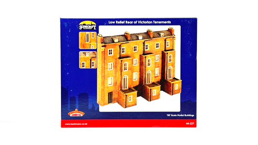 BACHMANN 00 GAUGE SCENECRAFT - 44-227 - LOW RELIEF REAR VICTORIAN TENEMENTS NEW
