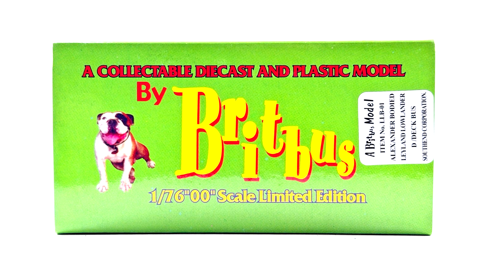 BRITBUS LLB-01 - 1/76 SCALE - ALEXANDER BODIED LEYLAND LOWLANDER SOUTHEND CORP