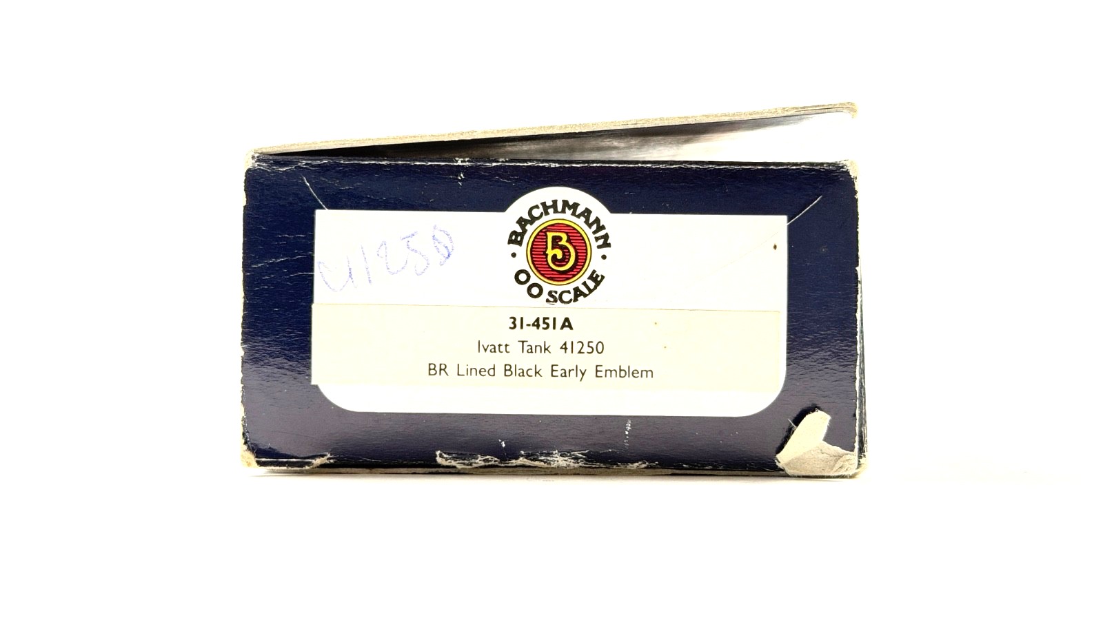 BACHMANN 00 GAUGE - 31-451A - IVATT TANK BR LINED BLACK 41298 RENUMBERED BOXED