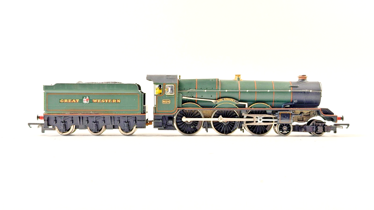 HORNBY 00 GAUGE - R078 - GWR GREAT WESTERN GREEN 4-6-0 KING EDWARD I 6024 BOXED