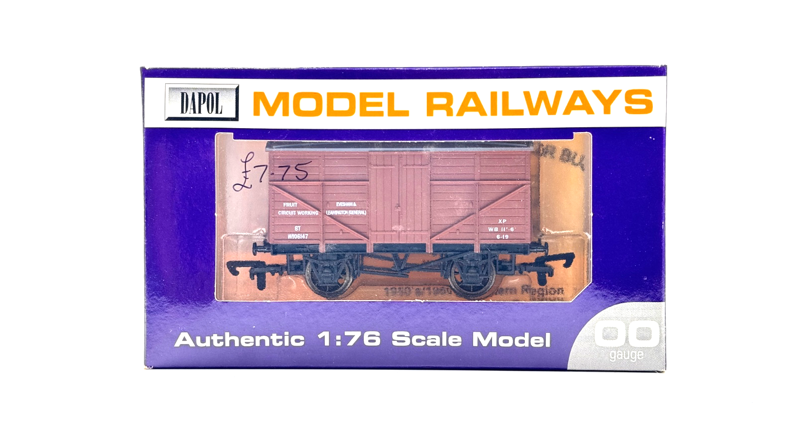 DAPOL 00 GAUGE - 8T FRUIT VAN EVESHAM LEAMINGTON CIRCUIT (LIMITED EDITION)