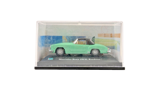 CARARAMA 1/72 SCALE - MERCEDES BENZ 190 SL ROADSTER LIGHT GREEN - BOXED