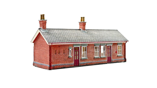 BACHMANN SCENECRAFT 00 GAUGE - 44-0125 - LUCSTON STATION BUILDING - UNBOXED