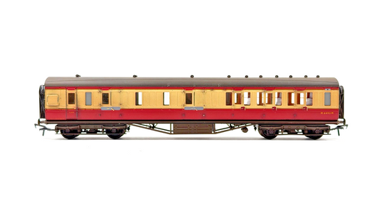 LARRY GODDARD 00 GAUGE BRASS KIT BUILT 57' EX LMS PERIOD CRIMSON/CR COACH M6493M