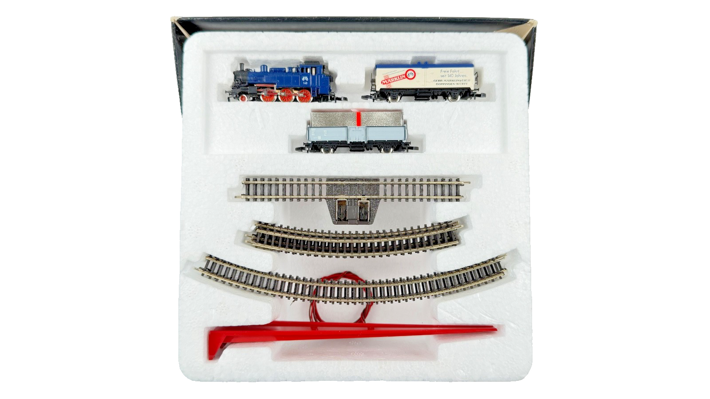 MARKLIN Z GAUGE 81561 - 140 YEAR ANNIVERSARY TANK LOCO STARTER SET INCOMPLETE