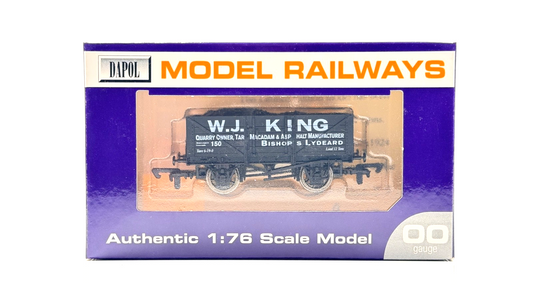 DAPOL 00 GAUGE - W.J KING TARMACADAM BISHOPS LYDEARD WAGON 150 (LIMITED EDITION)