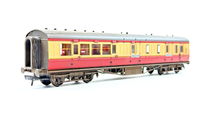 LARRY GODDARD 00 GAUGE BRASS KIT BUILT 57' EX LMS PERIOD CRIMSON/CR COACH M6493M