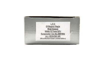 DAPOL 00 GAUGE - LEC BOGNOR REGIS WEST SUSSEX 12T GPV VAN (LIMITED EDITION)