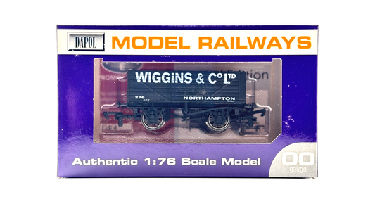 DAPOL 00 GAUGE - WIGGINS & CO NORTHAMPTON PLANK WAGON NO.276 (LIMITED EDITION)