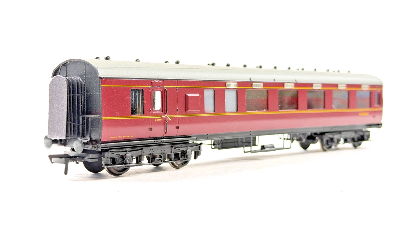 LARRY GODDARD 00 GAUGE BRASS KIT BUILT LM/BR MAROON DIAGRAM 1730 COACH M5400M