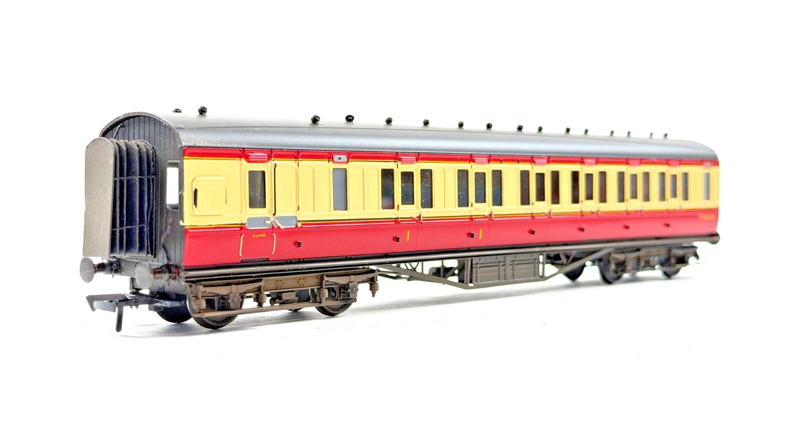 LARRY GODDARD 00 GAUGE BRASS KIT BUILT 57' EX LMS PERIOD CRIMSON/CR COACH M6666M