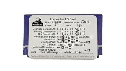 VITRAINS 00 GAUGE - 2005 - CLASS 37 DIESEL 37428 LARGE LOGO DAVID LLOYD GEORGE