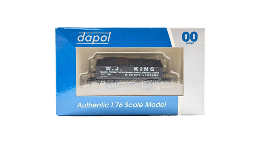 DAPOL 00 GAUGE - W.J KING BISHOPS LYDEARD PLANK WAGON NO.39 (LIMITED EDITION)