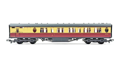 BACHMANN 00 GAUGE - RAKE OF 3 BR CRIMSON CREAM THOMPSON COACHES UNBOXED