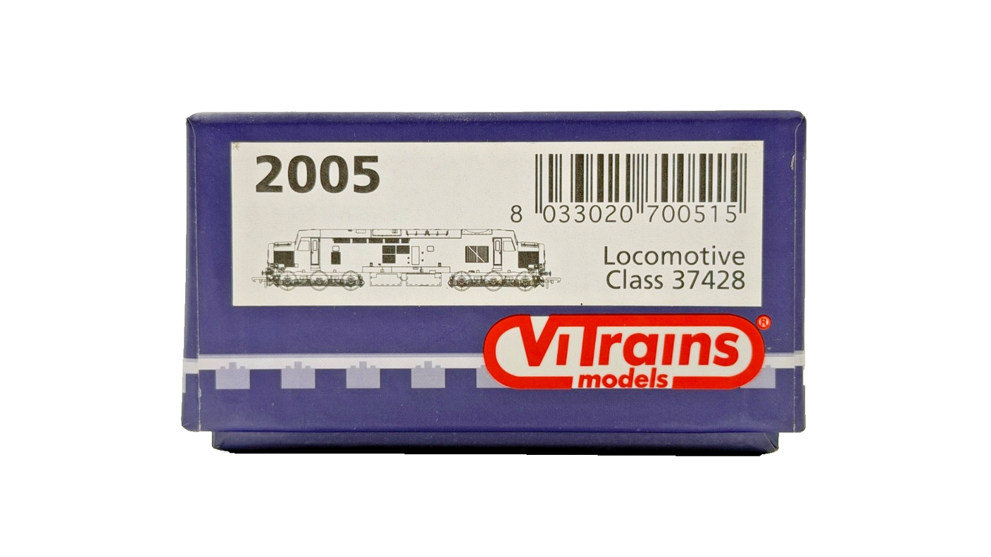 VITRAINS 00 GAUGE - 2005 - CLASS 37 DIESEL 37428 LARGE LOGO DAVID LLOYD GEORGE