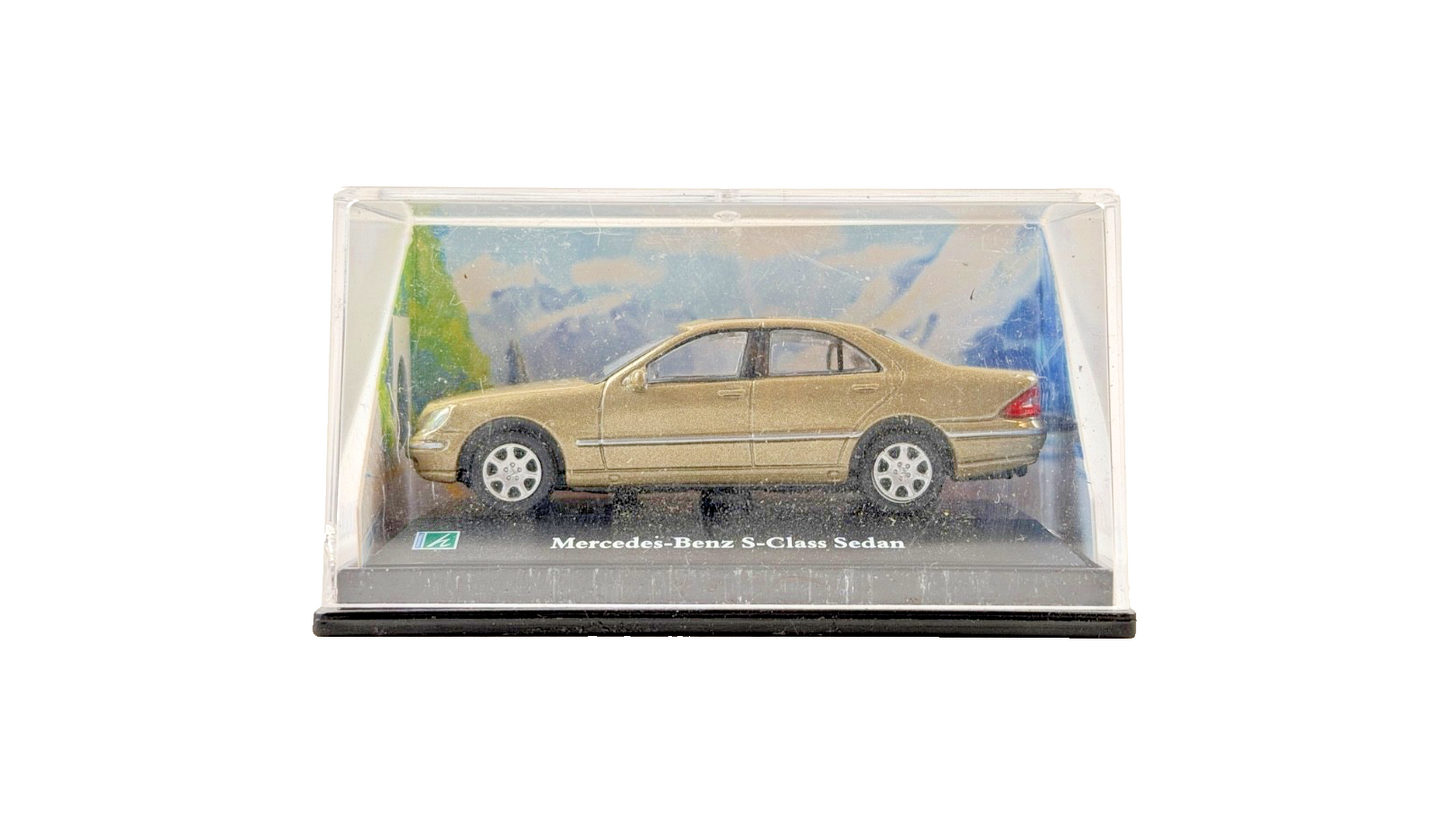 CARARAMA 1/72 SCALE - MERCEDES BENZ S CLASS SALOON GOLD - BOXED