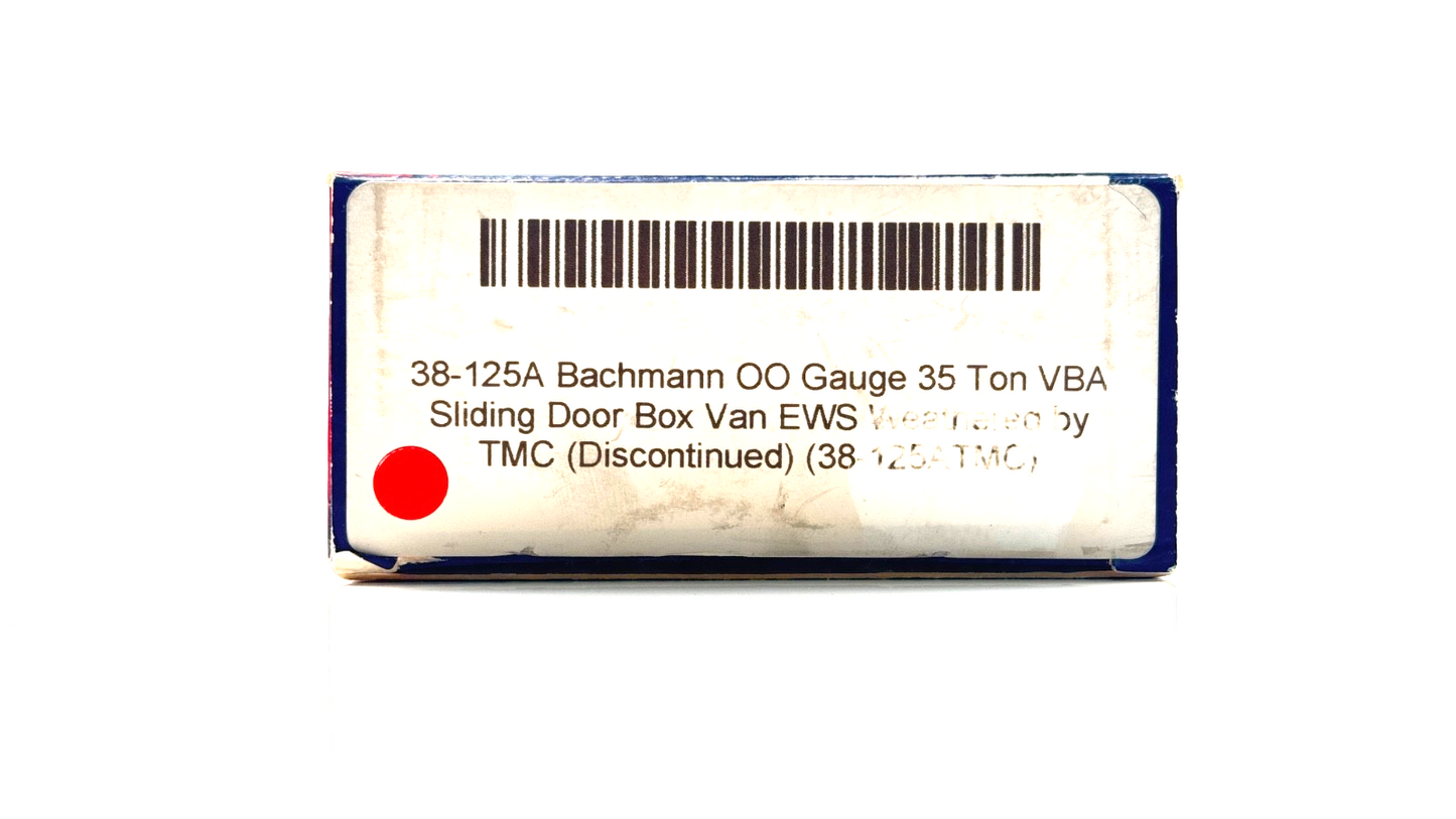 BACHMANN 00 GAUGE - 38-125A - 35 TON VBA SLIDING DOOR BOX VAN EWS TMC WEATHERED