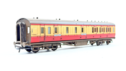 LARRY GODDARD 00 GAUGE BRASS KIT BUILT 57' EX LMS PERIOD CRIMSON/CR COACH M6493M