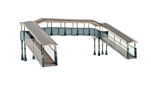 BACHMANN SCENECRAFT 00 GAUGE - 44-0061 - TWIN TRACK FOOTBRIDGE UNBOXED #2