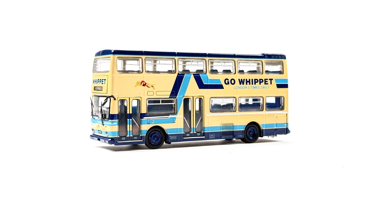 BRITBUS N6204 - 1/76 SCALE - SCANIA METROPOLITAN DOUBLE DECK WHIPPET COACHES