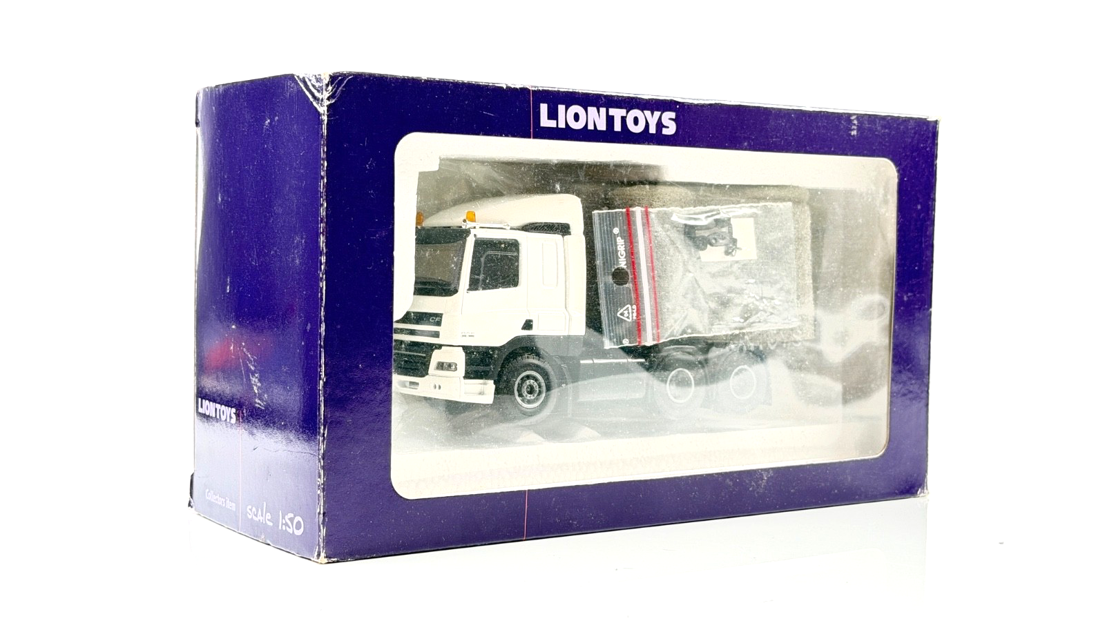 LION TOYS 1/50 SCALE - DAF CF 6X2 WHITE CAB UNIT BOXED