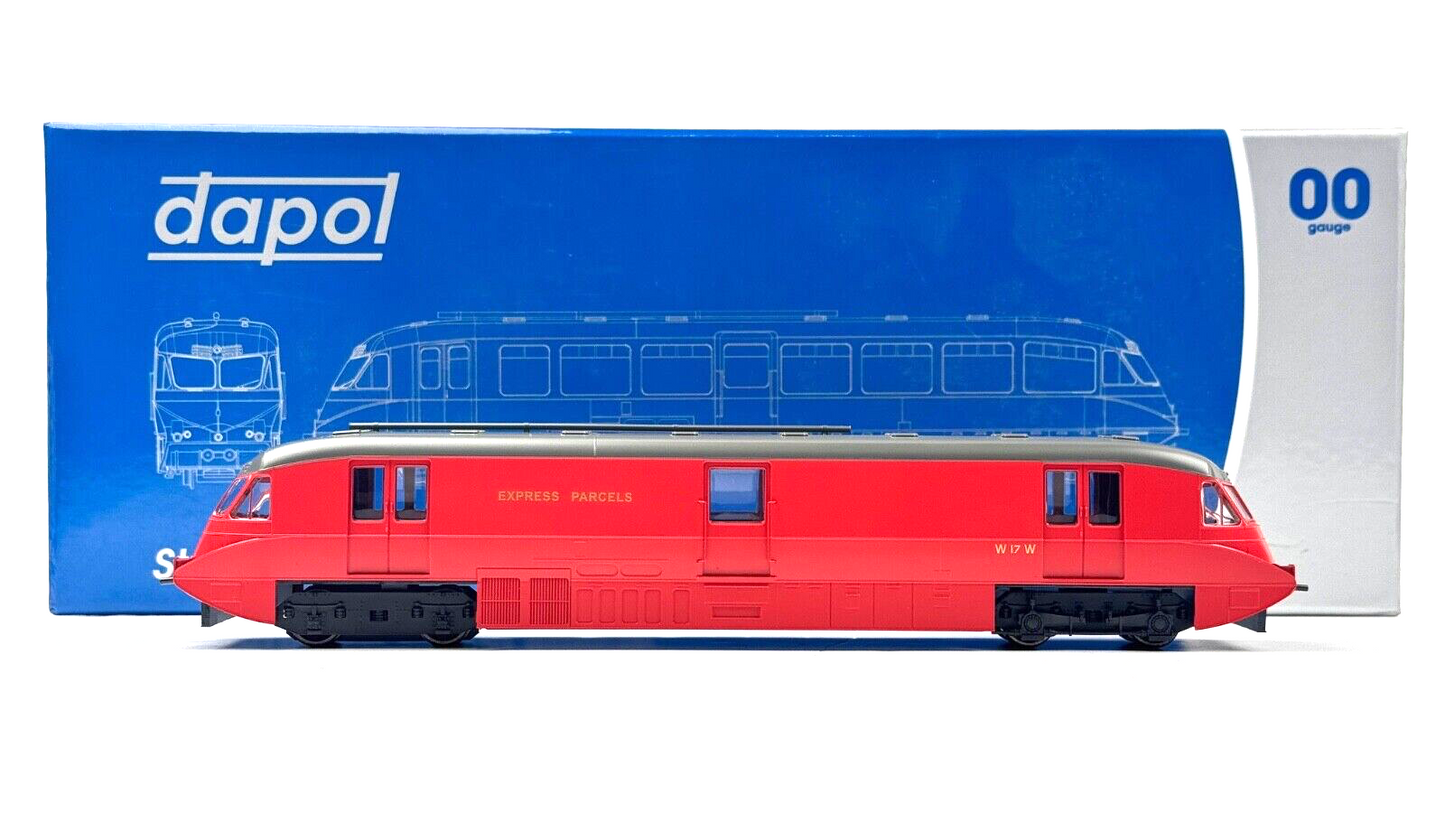 DAPOL 00 GAUGE - 4D-011-101 - STREAMLINED RAILCAR 17 EXPRESS PARCELS BR CRIMSON