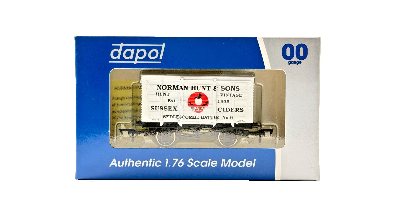 DAPOL 00 GAUGE - NORMAN HUNT SUSSEX CIDERS VENT VAN NO.9 (LIMITED EDITION)