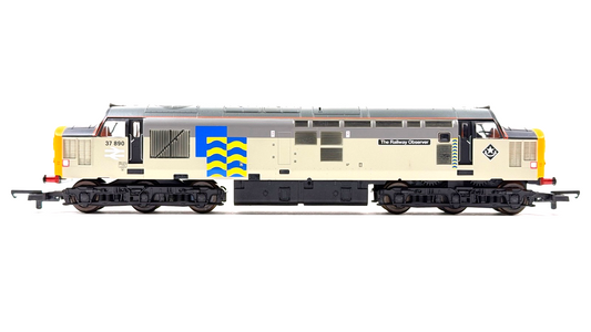 LIMA 00 GAUGE - L205034 - CLASS 37 37890 RAILFREIGHT THE RAILWAY OBSERVER BOXED