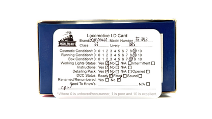 BACHMANN 00 GAUGE - 32-392 - CLASS 37/5 37688 KINGMOOR TMD DIRECT RAIL COMPASS