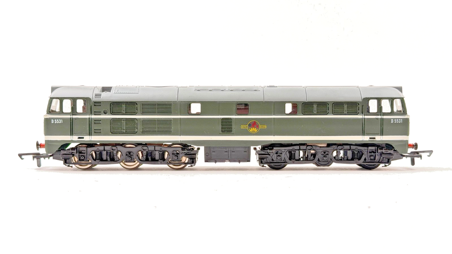 AIRFIX GMR 00 GAUGE - 54101-9 - CLASS 31 DIESEL AIA-AIA BR GREEN D5531 BOXED