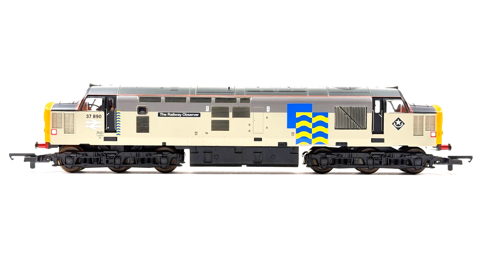 LIMA 00 GAUGE - L205034 - CLASS 37 37890 RAILFREIGHT THE RAILWAY OBSERVER BOXED