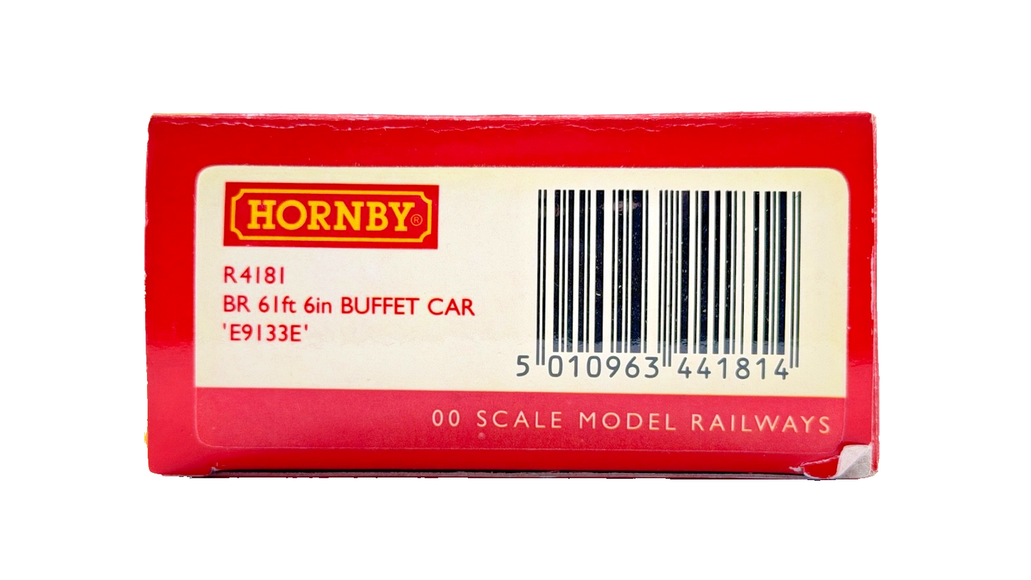 HORNBY 00 GAUGE - R4181 - BR CRIMSON CREAM 61FT 6IN BUFFET CAR COACH E9133E