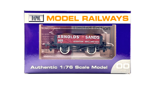DAPOL 00 GAUGE - ARNOLDS' SANDS LEIGHTON BUZZARD WAGON NO.803 (LIMITED EDITION)