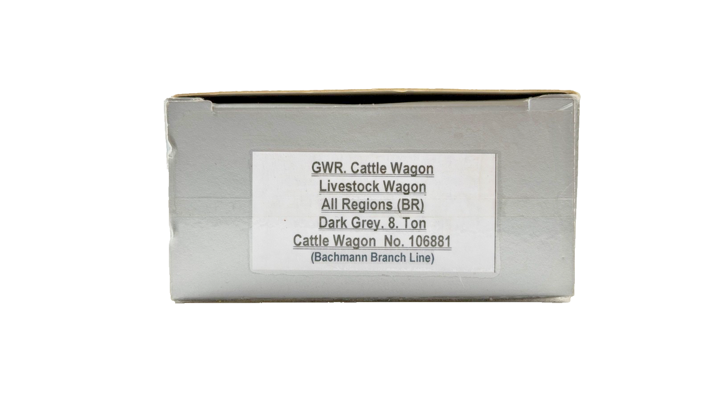 BACHMANN 00 GAUGE - 37-711 - 8T GW GREAT WESTERN CATTLE WAGON - IMPERFECT