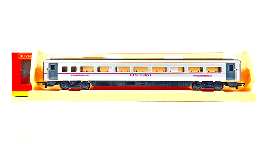 HORNBY 00 GAUGE - R4540 - EAST COAST TRAINS MK4 FIRST CLASS COACH - BOXED