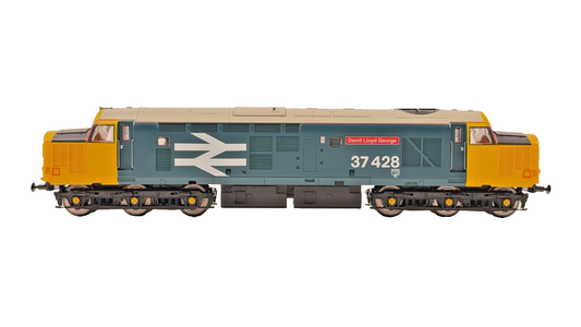 VITRAINS 00 GAUGE - 2005 - CLASS 37 DIESEL 37428 LARGE LOGO DAVID LLOYD GEORGE